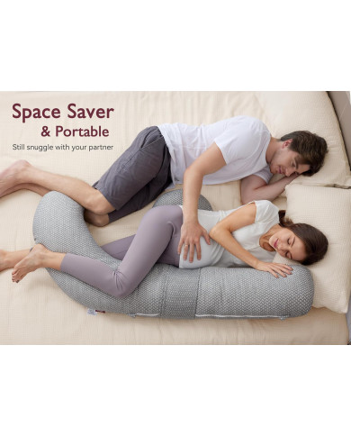 MOMCOZY NĖŠČIOSIOS PAGALVĖ SU VĖSINANČIU AUDINIU, F FORMOS