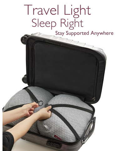 MOMCOZY NĖŠČIOSIOS PAGALVĖ, W FORMOS, GREY