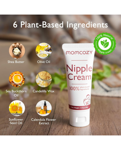 MOMCOZY 100 PROC. NATŪRALUS, VEGANIŠKAS, BE LANOLINO, SPENELIŲ KREMAS