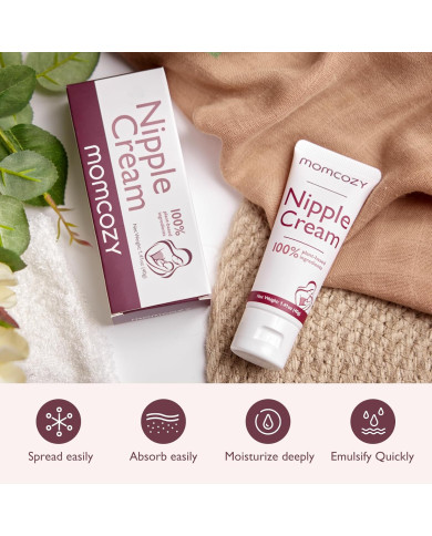 MOMCOZY 100 PROC. NATŪRALUS, VEGANIŠKAS, BE LANOLINO, SPENELIŲ KREMAS