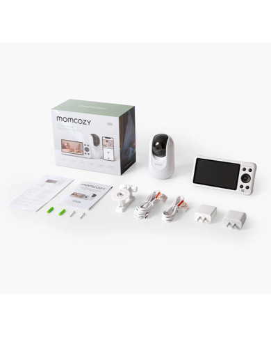 MOMCOZY SMART 5.0 COLIŲ VIDEO AUKLĖ BM04 SU WIFI FUNKCIJA