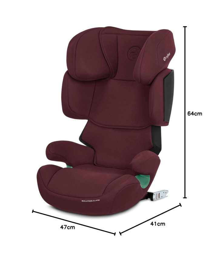 CYBEX SOLUTION X I-FIX AUTOMOBILINĖ KĖDĖ 15-36 KG., RUMBA RED