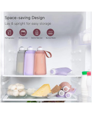 MOMCOZY DAUGKARTINIAI SILIKONINIAI PIENO LAIKYMO MAIŠELIAI, 5 VNT., VIOLETINIAI