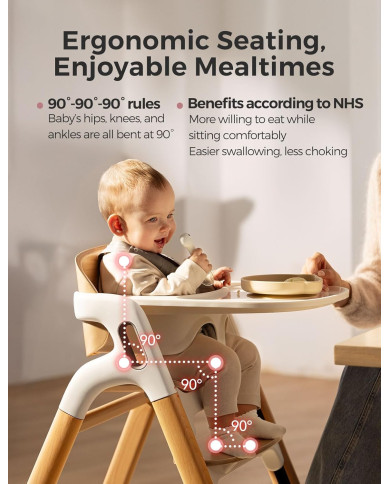 MOMCOZY DINERPAL UNIVERSALI MAITINIMO KĖDUTĖ AUGANČIAM VAIKUI IR MOKYMOSI BOKŠTELIS VIENAME