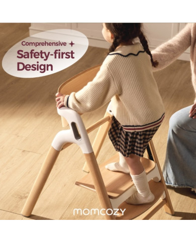 MOMCOZY DINERPAL UNIVERSALI MAITINIMO KĖDUTĖ AUGANČIAM VAIKUI IR MOKYMOSI BOKŠTELIS VIENAME