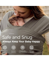 MOMCOZY KŪDIKIŲ VAIKJUOSTĖ-NEŠIOKLĖ,  RUDA