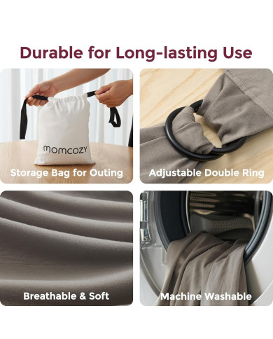 MOMCOZY KŪDIKIŲ VAIKJUOSTĖ-NEŠIOKLĖ,  RUDA