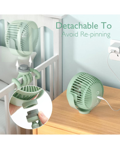 MOMCOZY NEŠIOJAMAS VEŽIMĖLIO VENTILIATORIUS, JUODAS