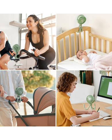 MOMCOZY NEŠIOJAMAS VEŽIMĖLIO VENTILIATORIUS, JUODAS