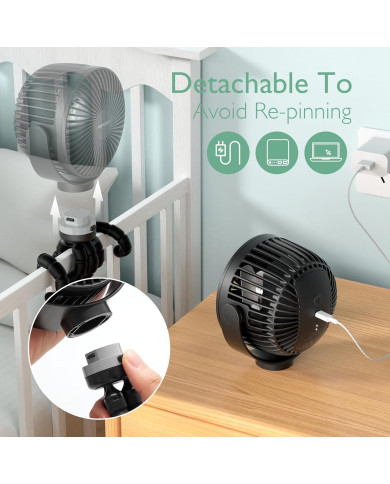 MOMCOZY NEŠIOJAMAS VEŽIMĖLIO VENTILIATORIUS, ŽALIAS