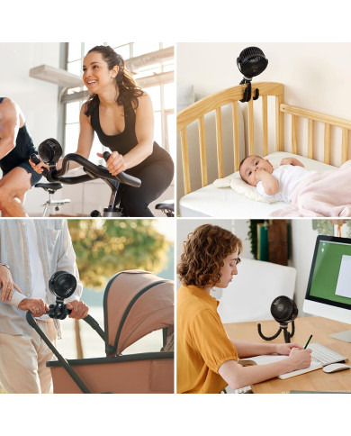 MOMCOZY NEŠIOJAMAS VEŽIMĖLIO VENTILIATORIUS, ŽALIAS