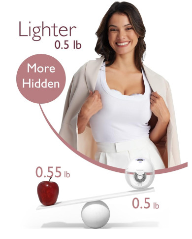 MOMCOZY Nešiojamas Belaidis Pientraukis M5 - Purpurinis