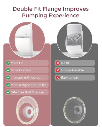 MOMCOZY Nešiojamas Belaidis Pientraukis M5 - Purpurinis