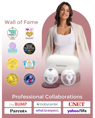 MOMCOZY Nešiojamas Belaidis Pientraukis M5 - Purpurinis