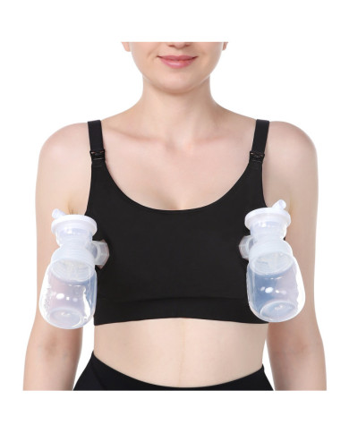 MOMCOZY Elektrinio Pientraukio Laisvų Rankų Liemenėlė, 2XL, Juoda