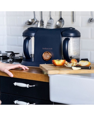 BEABA Babycook Plus Trintuvas-Garintuvas 4in1, Night Blue