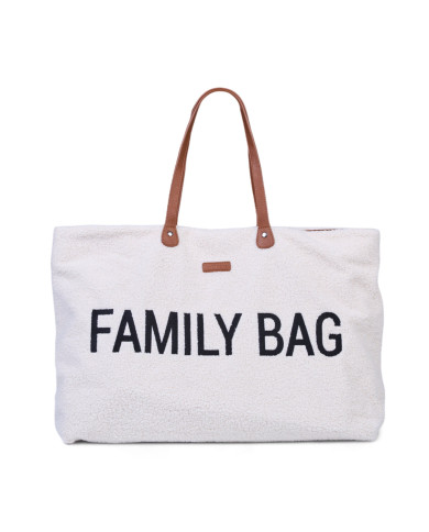 CHILDHOME FAMILY BAG KREPŠYS, TEDDY OFF WHITE - Stilingas ir Patogus