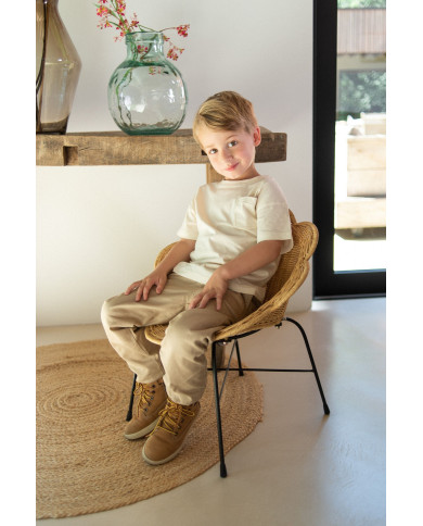 CHILDHOME Vaikiška Ratano Kėdutė FLOWER - Stilingas Dizainas