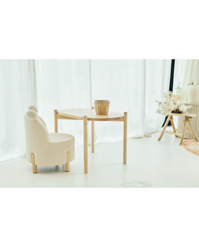 CHILDHOME Vaikiška Kėdutė Teddy - Off White Natural