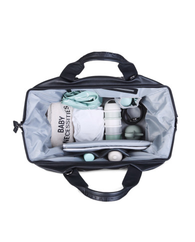 CHILDHOME Mommy Bag - Didelis Mamos Krepšys, Vegan Leather