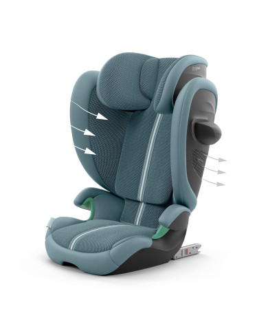 CYBEX Solution Plus G2 i-Fix Kėdutė 15-36 kg - Stormy Blue