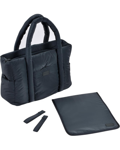 BEABA Mamos Rankinė Puffy Paris Dark Heather Grey - Stilinga ir Erdvus