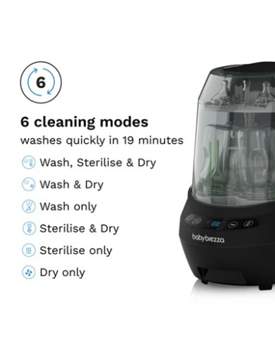 Baby Brezza Washer Pro: Sterilizavimas ir Džiovinimas