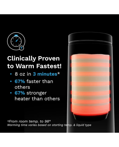 BABY BREZZA Įkraunamas Motinos Pieno ir Vandens Šildytuvas, Juodas