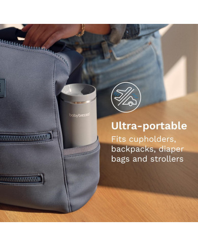 BABY BREZZA Įkraunamas Motinos Pieno ir Vandens Šildytuvas, Juodas