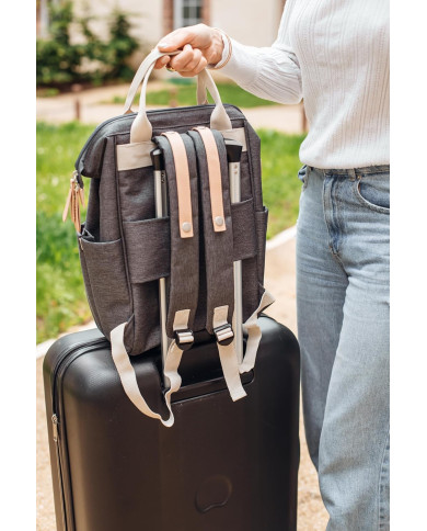 BEABA Mamos Kuprinė - Wellington Dark Heather Grey