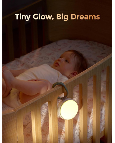 Momcozy Mobilus Baltojo Triukšmo Aparatas su Naktine Šviesa