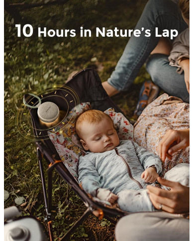 Momcozy Mobilus Baltojo Triukšmo Aparatas su Naktine Šviesa