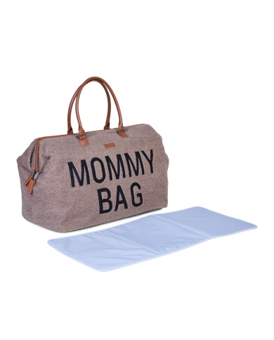CHILDHOME Mommy Bag - Teddy Soft Brown | Mamos Reikmenų Krepšys