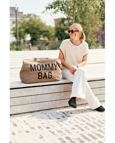 CHILDHOME Mommy Bag - Teddy Soft Brown | Mamos Reikmenų Krepšys
