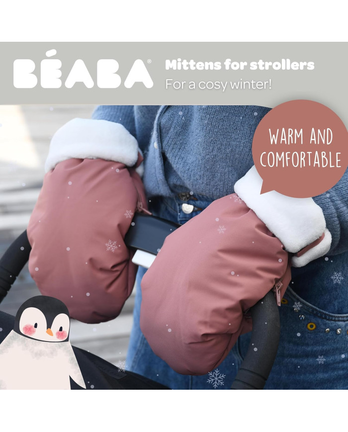 BEABA Šiltos Pirštinės Vežimėliui Terracotta