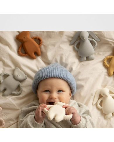 MOONIE Natūralios Gumos Kramtukas Meškutis, Sand