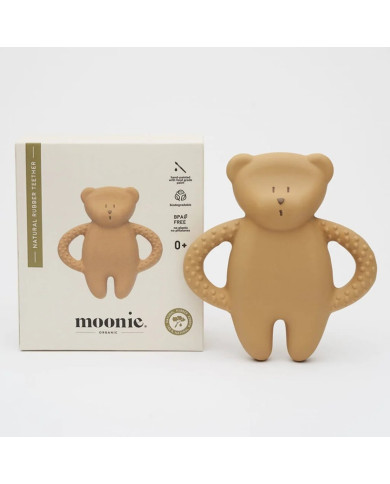 MOONIE Natūralios Gumos Kramtukas Meškutis - Cappuccino
