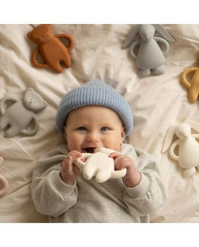 MOONIE Natūralios Gumos Kramtukas Meškutis - Cappuccino