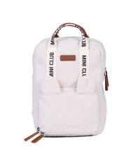CHILDHOME vaikiška kuprinė Mini Club Signature (Teddy Off White) | Kinderland