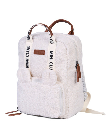 CHILDHOME vaikiška kuprinė Mini Club Signature (Teddy Off White) | Kinderland