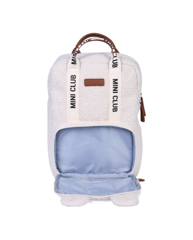 CHILDHOME vaikiška kuprinė Mini Club Signature (Teddy Off White) | Kinderland
