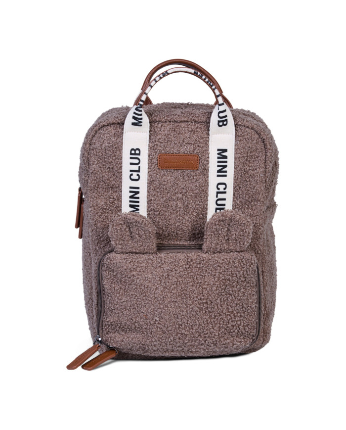 CHILDHOME vaikiška kuprinė Mini Club Signature (Teddy Soft Brown) | Kinderland