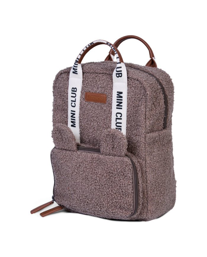 CHILDHOME vaikiška kuprinė Mini Club Signature (Teddy Soft Brown) | Kinderland