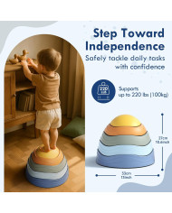 Lehoo Castle balansavimo akmenys vaikams | viduje & lauke