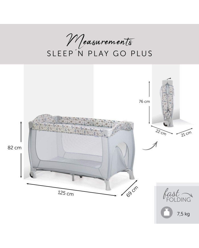 Hauck Sleep N Play Go Plus maniežas Pooh Exploring | Kinderland