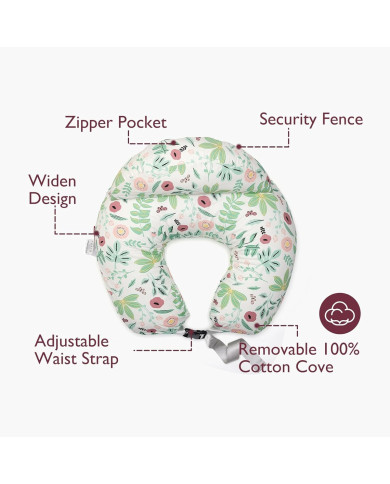 Momcozy prisitaikanti maitinimo pagalvė Green Forest | Kinderland