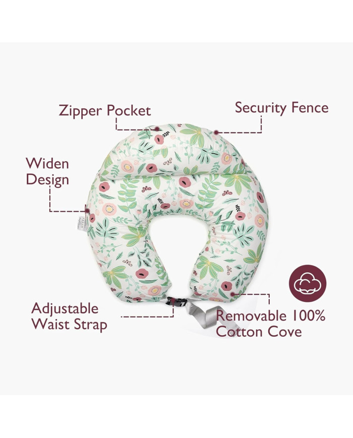 Momcozy prisitaikanti maitinimo pagalvė Green Forest | Kinderland