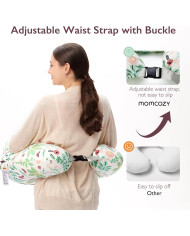 Momcozy prisitaikanti maitinimo pagalvė Green Forest | Kinderland