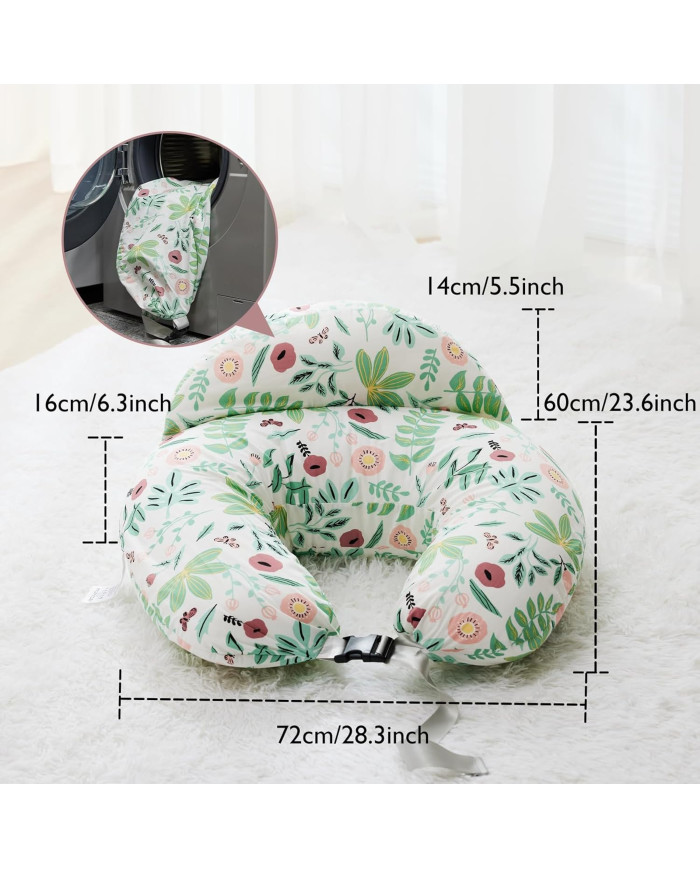 Momcozy prisitaikanti maitinimo pagalvė Green Forest | Kinderland