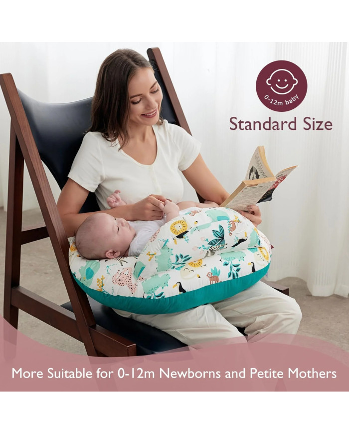 Momcozy prisitaikanti maitinimo pagalvė Safari Animals | Kinderland